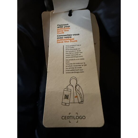 Save The Duck Women's Aimie Puffer Jacket in Black Size 7/XXL New with Tag - Picture 4 of 7